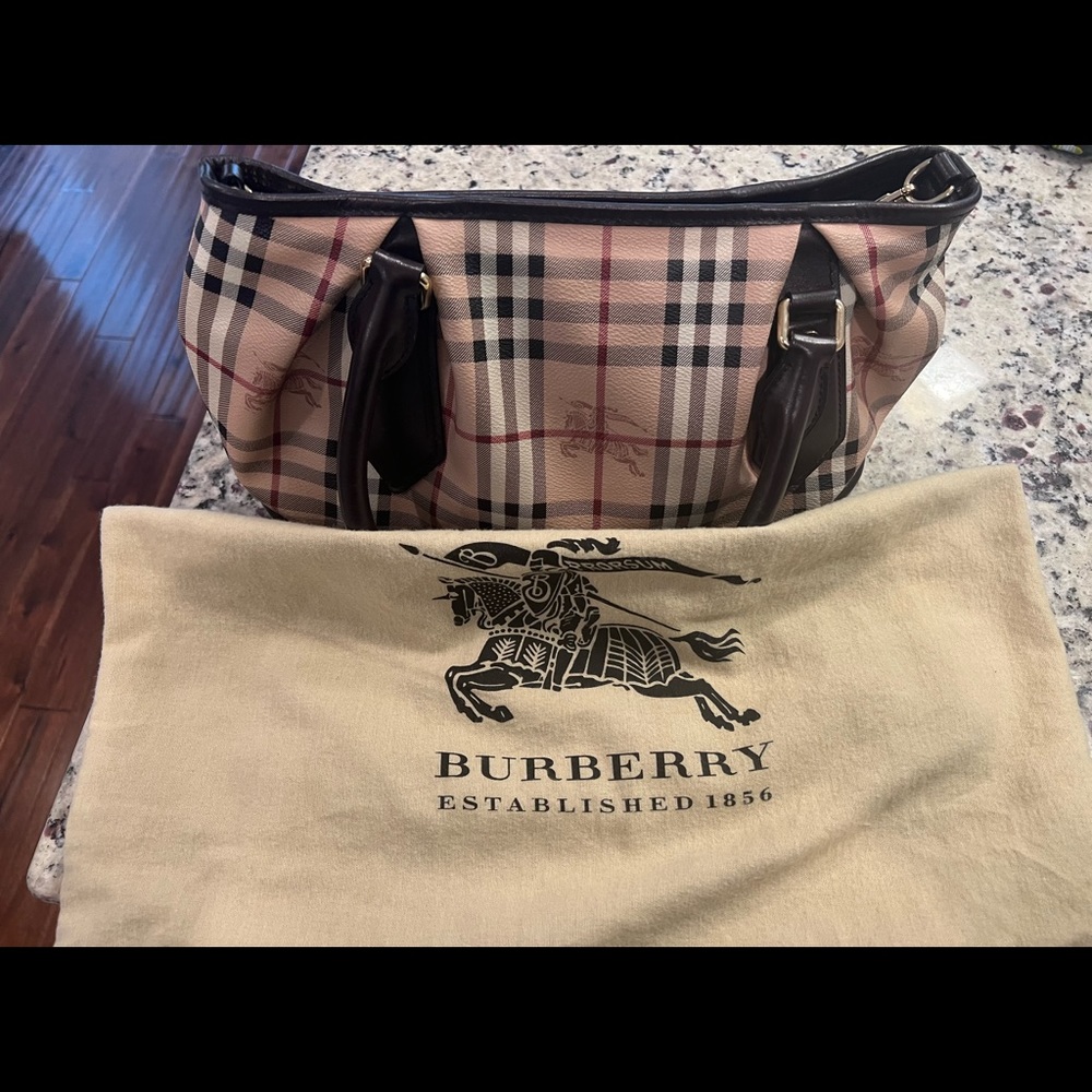 Authentic Burberry Haymarket Check
